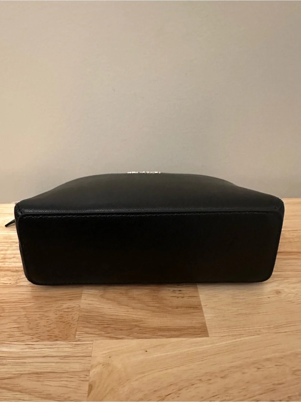 kate spade Black Saffiano Leather Ceossbody with Gold Chain and Leather Strap